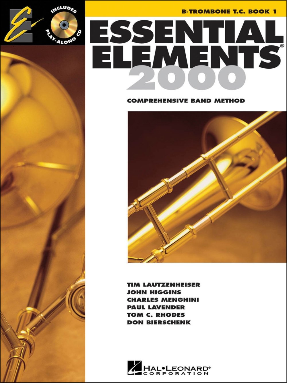 Hal Leonard EE2000 B Flat Trombone T.C. Book 1 CD/Pkg