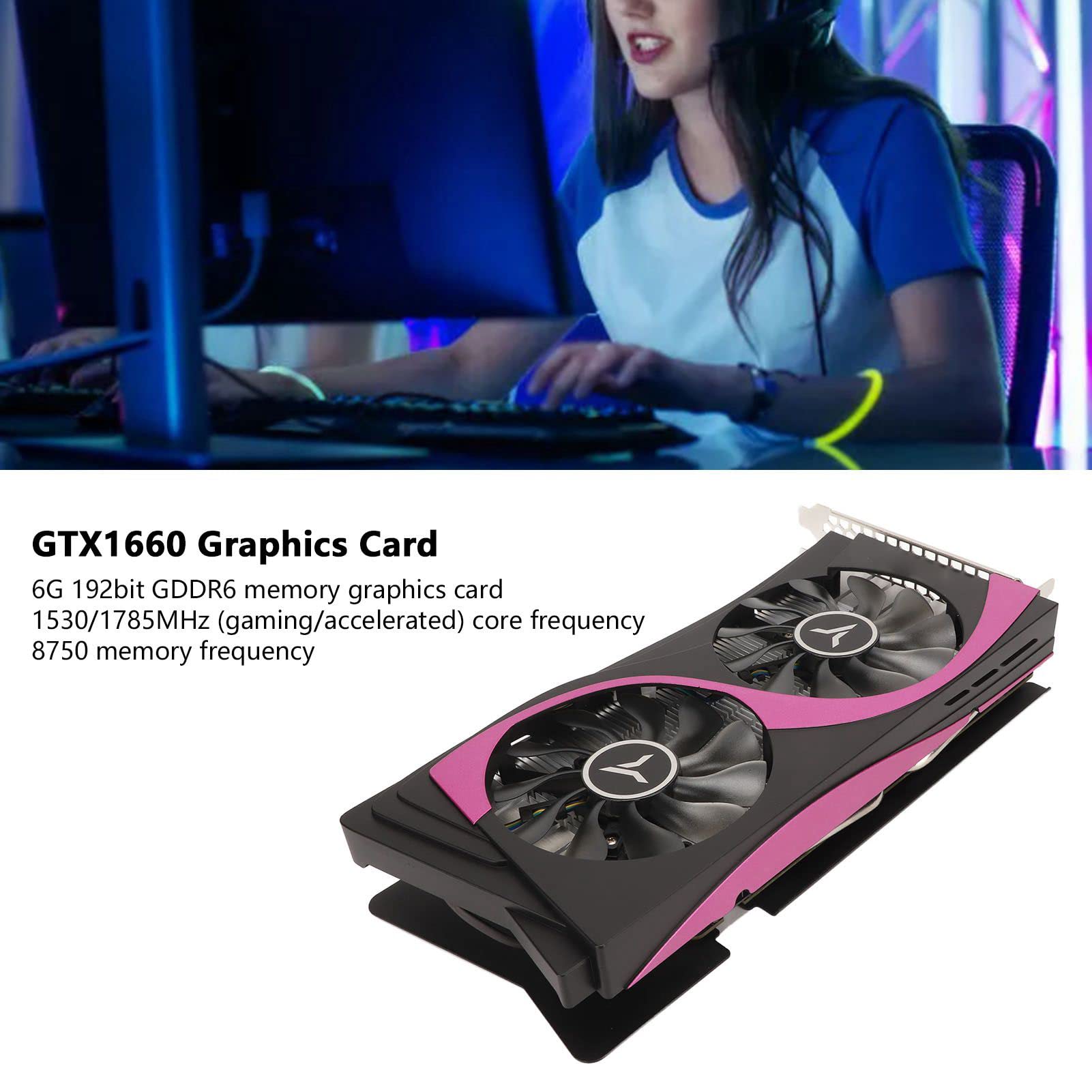 Amazon | ゲーミング グラフィックス カード、GTX1660 スーパー 6G 192
