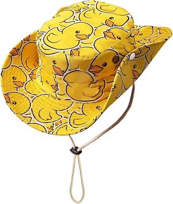 Bucket Hat Funny Duck Fisherman Hat Travel Beach Sun Hat Outdoor Cap for Men Women Adults