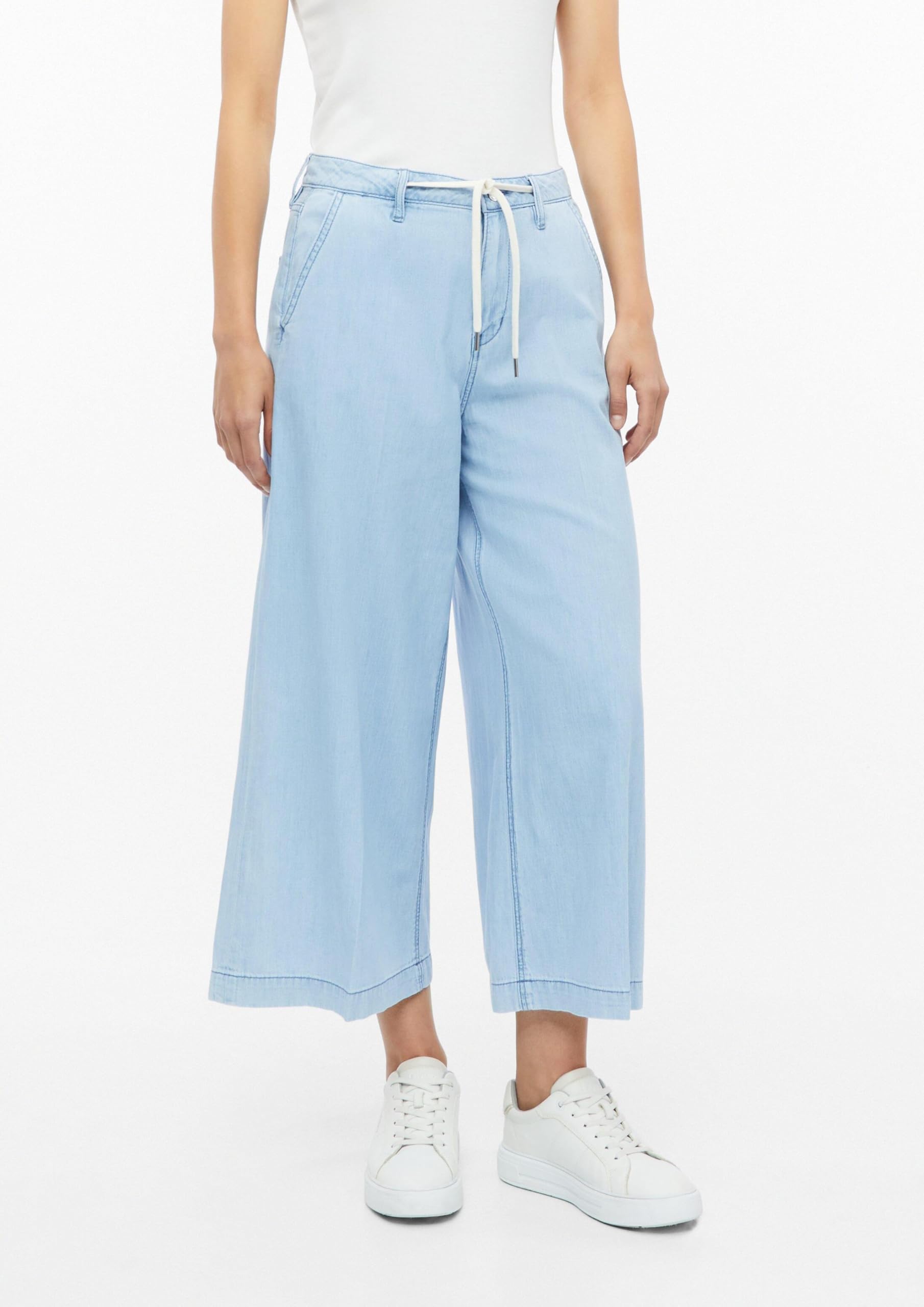 s.Oliver Damen Culotte-Jeans – High Rise, Extra Wide Leg, Relaxed Fit, Baumwolle – Für Urlaub