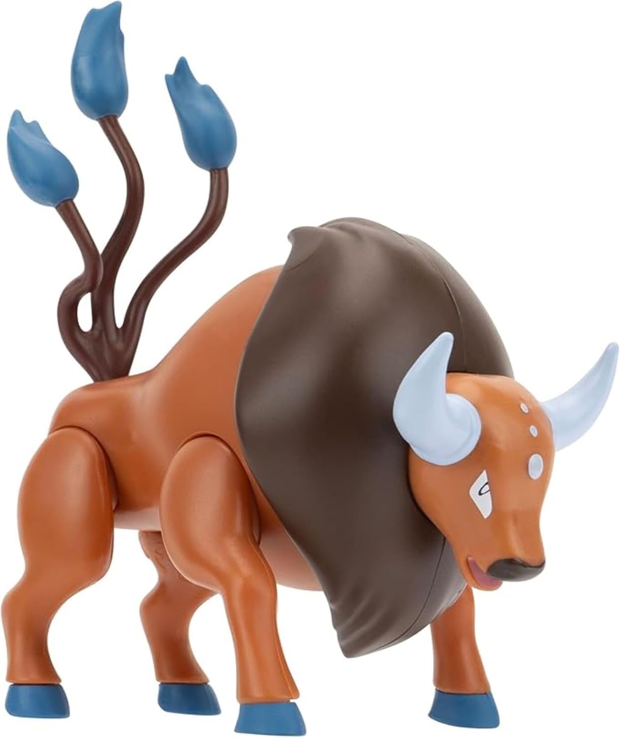 Pokémon Tauros Battle Feature Figure - 4.5-Inch Tauros Battle Ready Figure with Leg Kick Attack, PKW3369
