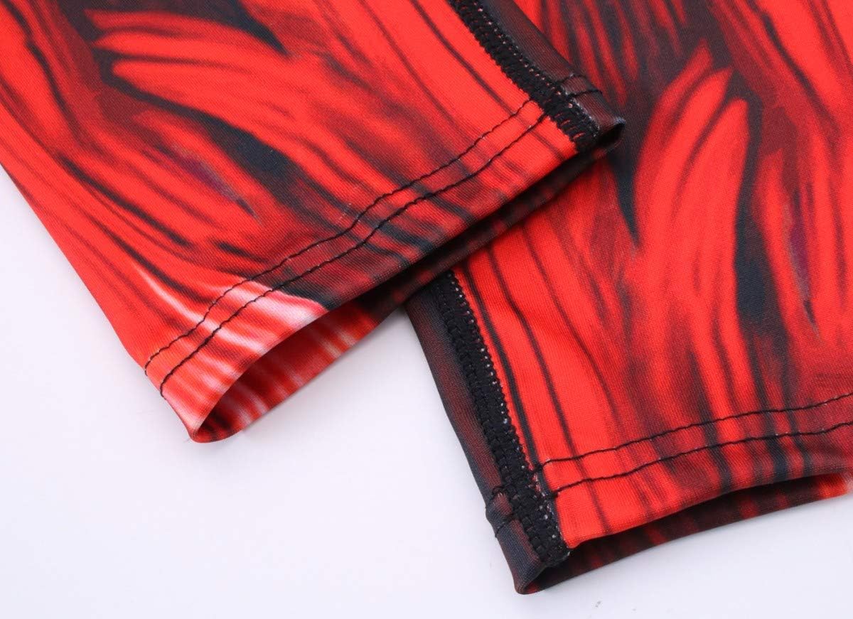 Men's Workout Set Compression Shirt and Pants Long Sleeve Sports Tight Quick Dry & Moisture-Wicking Base Layer Suit