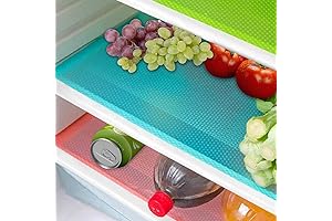 Refrigerator Liners for Shelves Washable, Shinywear 16 pcs