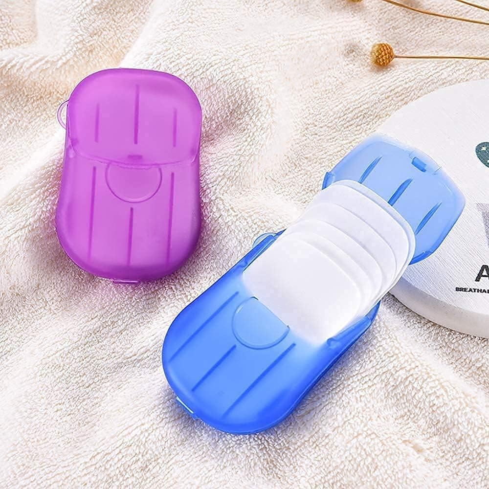 1 Pack Travel Paper Soap Strips – Portable Disposable Handwashing Sheets, Scented Mini Foaming Soap Flakes in a Compact Box for Hiking, Travel, Camping Hygiene-image-14