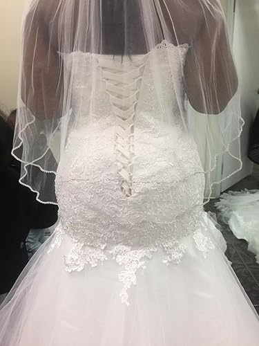 Miniatura 2 de Oyisha Sweetheart Mermaid WD162 vestido de bodas de encaje largo para mujer