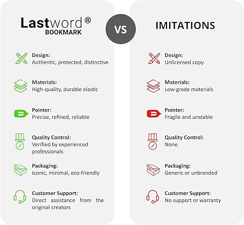 Miniatura 4 de Lastword marcadores elásticos perfectos para cualquier libro, marcadores para mujeres, hombres y niños, no pierdas tu marca, diseño hecho en Italia