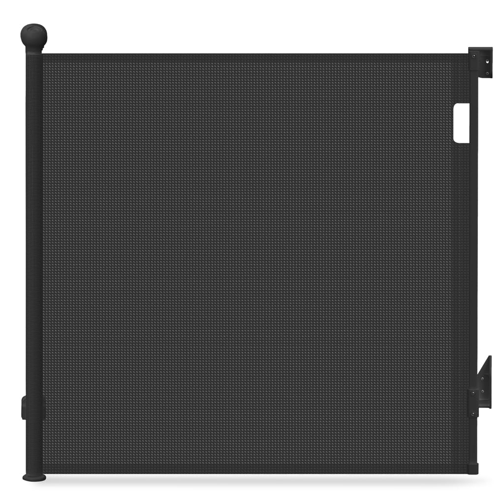 VOUNOT® Barrière de Sécurité Rétractable 0-180cm pour Enfants et Chiens Opération à Une Main Porte Escaliers et Couloirs