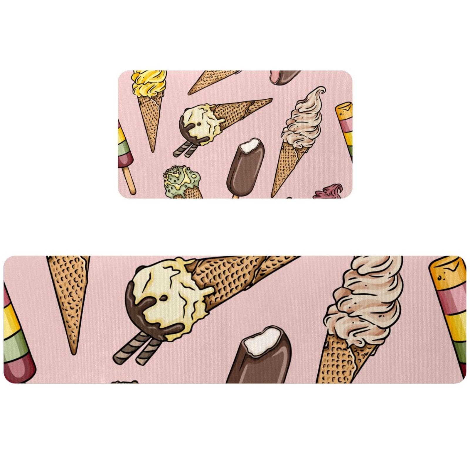 Tapis de cuisine antidérapants et lavables lot de 2 tapis de sol buanderie couloir
