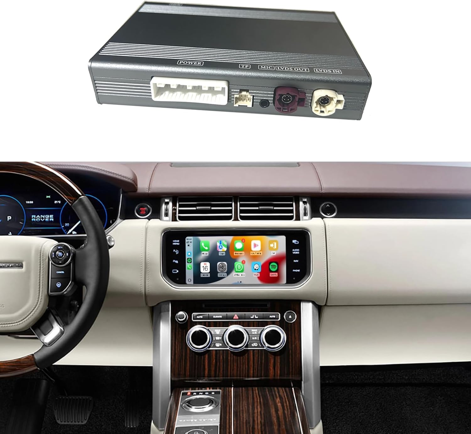 Amazon.com: SHZSR Wireless CarPlay & Android Auto Smart Box for Land ...