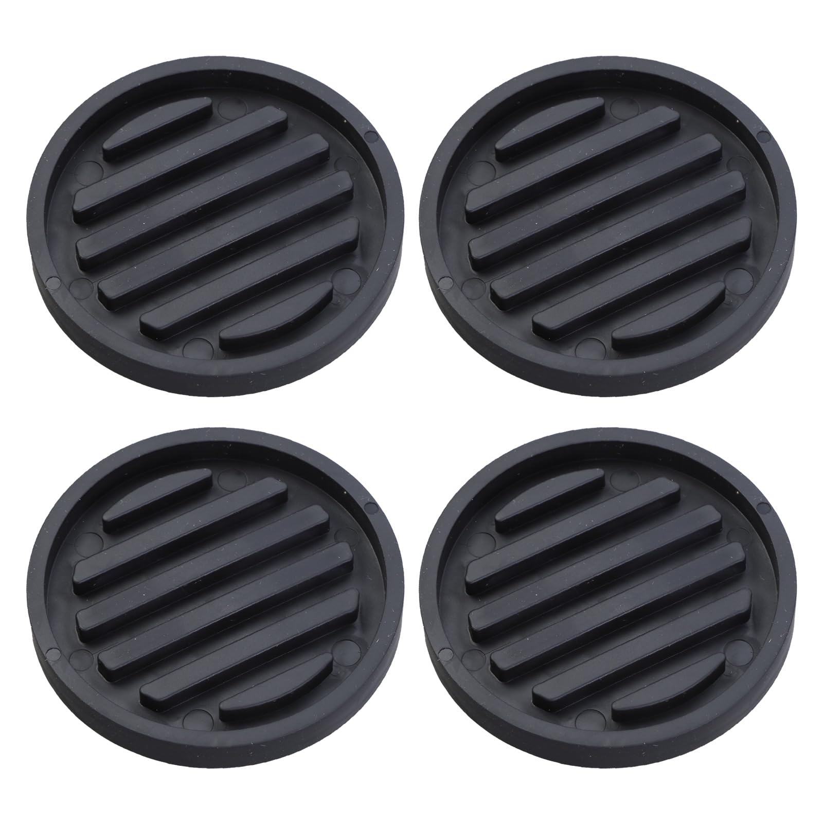 4 Pack Rubber Casters Cups Without Slip Furnitures Grippers Round Sofa Stoppers for Bed Couch Table Chair Rubber Furnitures Feet
