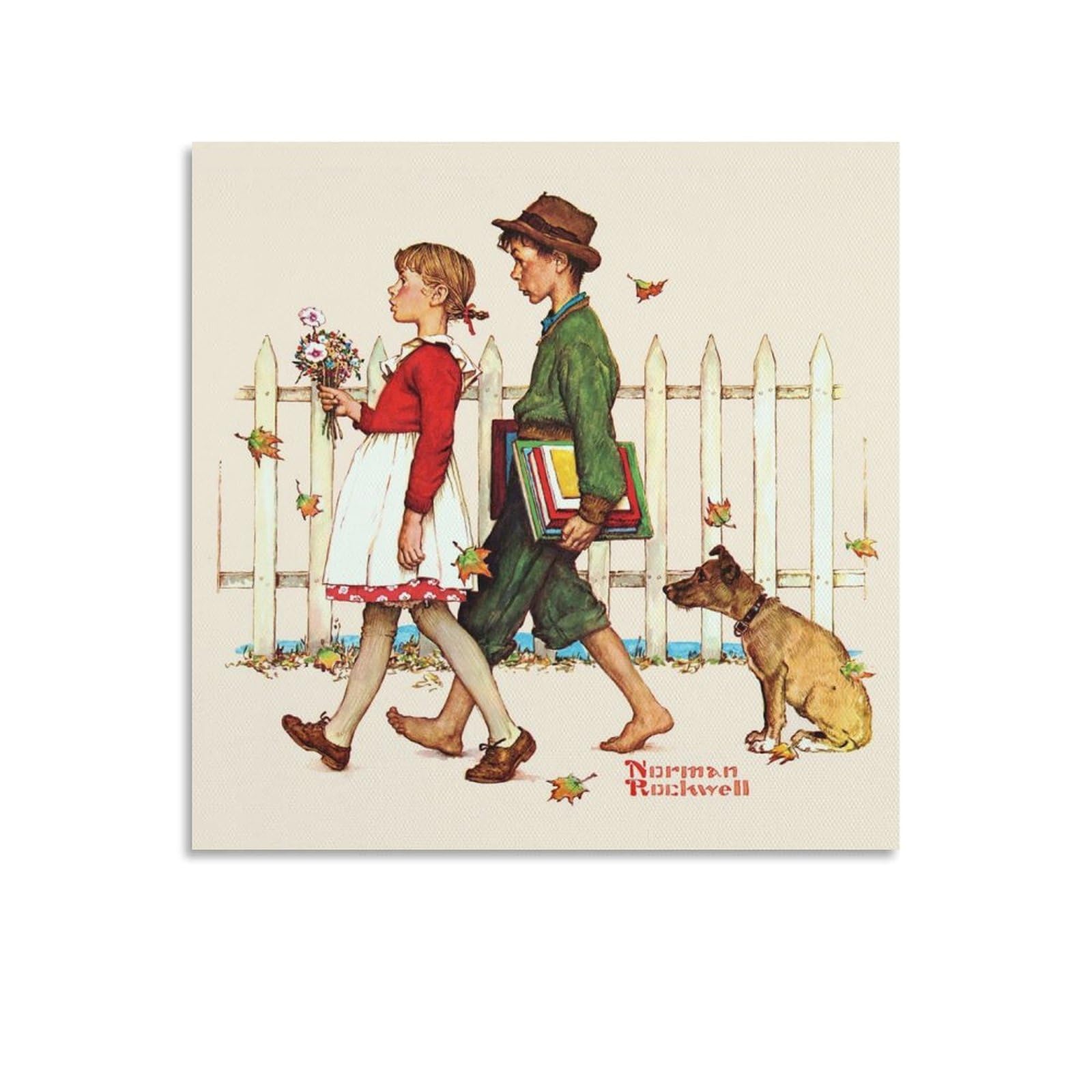 Amazon.co.jp: 名画ポスターNorman Rockwell ノーマンロックウェル偉大