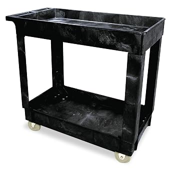 RCP9T6600BLA - Rubbermaid Service/Utility Cart