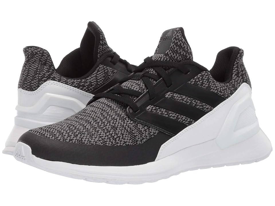 

adidas Kids RapidaRun Knit (Big Kid) (Core Black/Core Black/Grey Six) Boys Shoes