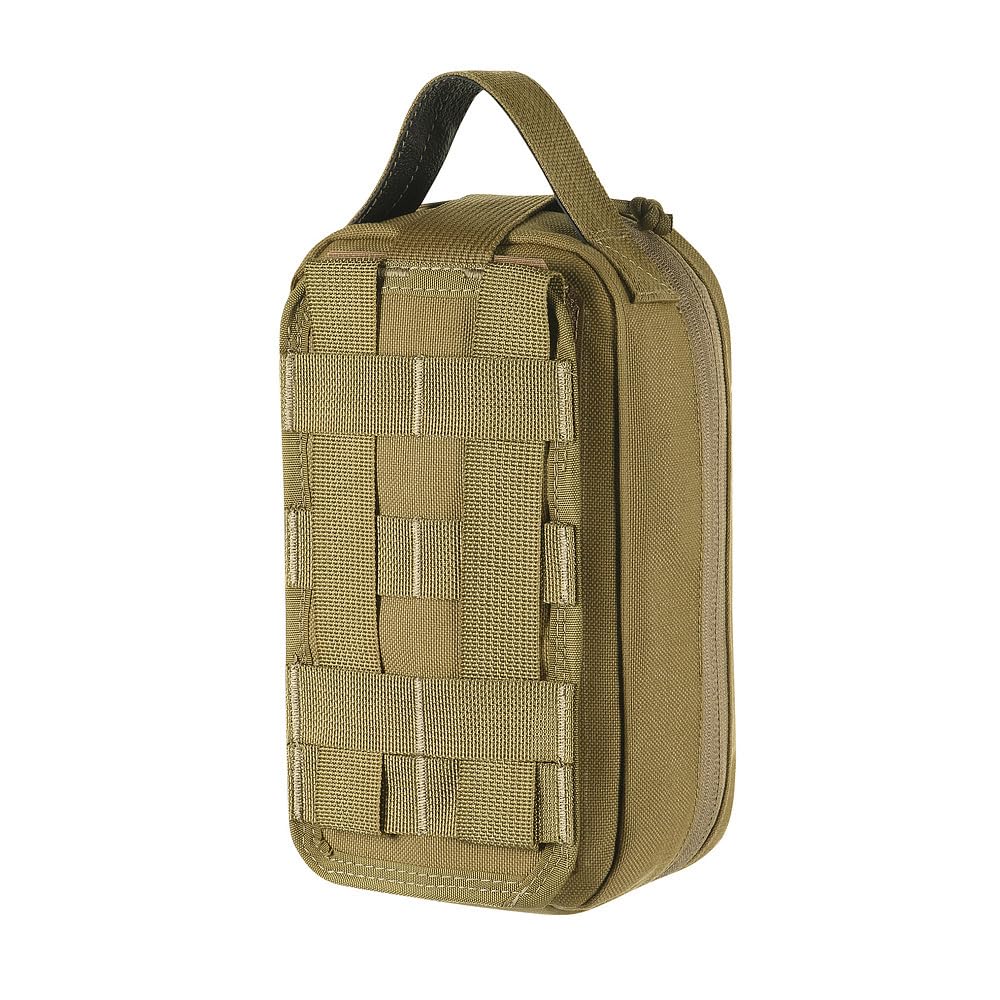 M-Tac Bolsa de primeros auxilios – Táctico Militar Molle Sistema Cordura 1000D, Marrón, 21 cm x 14 cm x 9 cm