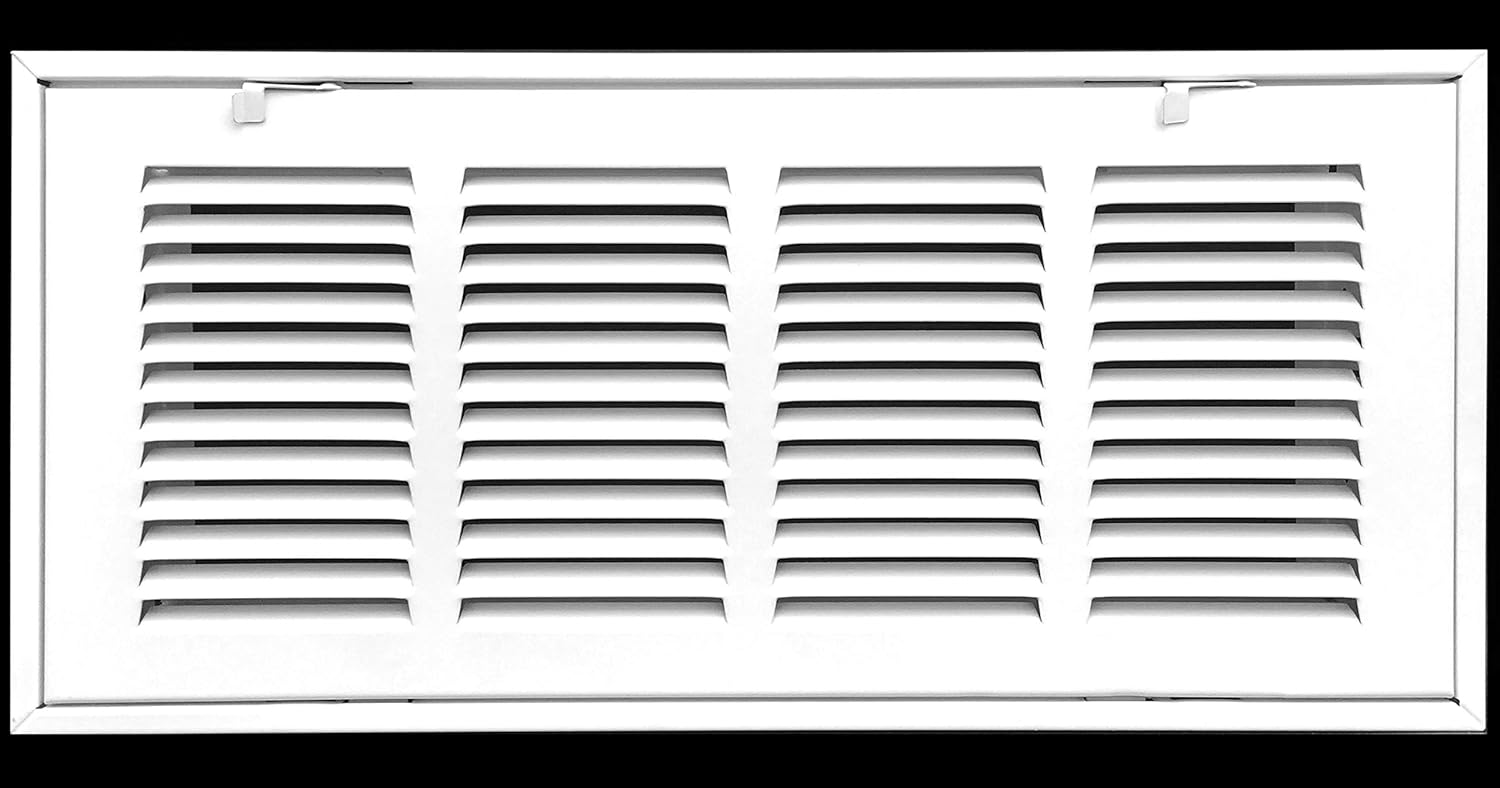Bеѕt Cуbеr Mоndау 🔥 16" X 6" Steel Return Air Filter Grille for 1" Filter - Removable Face/Door - HVAC DUCT COVER - Flat Stamped Face - White [Outer Dimensions: 18.5 X 7.75]