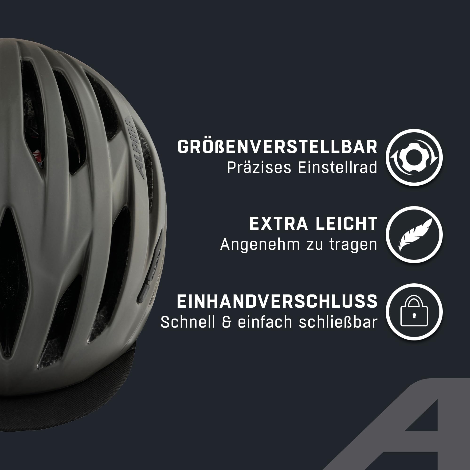 ALPINA Path - Sicherer, Leichter & Optimal Belüfteter Fahrradhelm Mit Fliegennetz Für Erwachsene