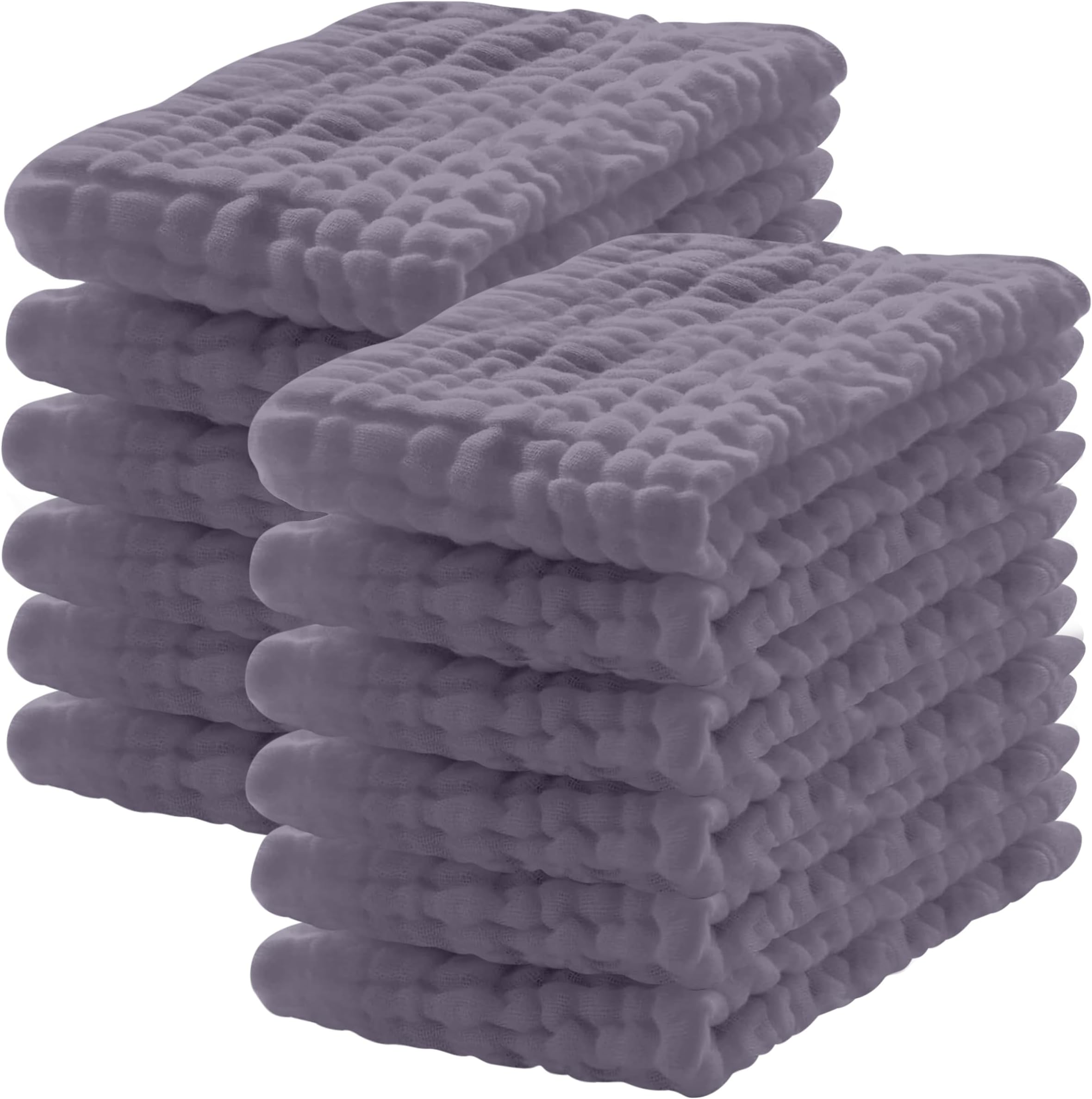 Babyhug 100% Cotton Muslin Burp Cloth Pack Of 3 - Mulitcolor
