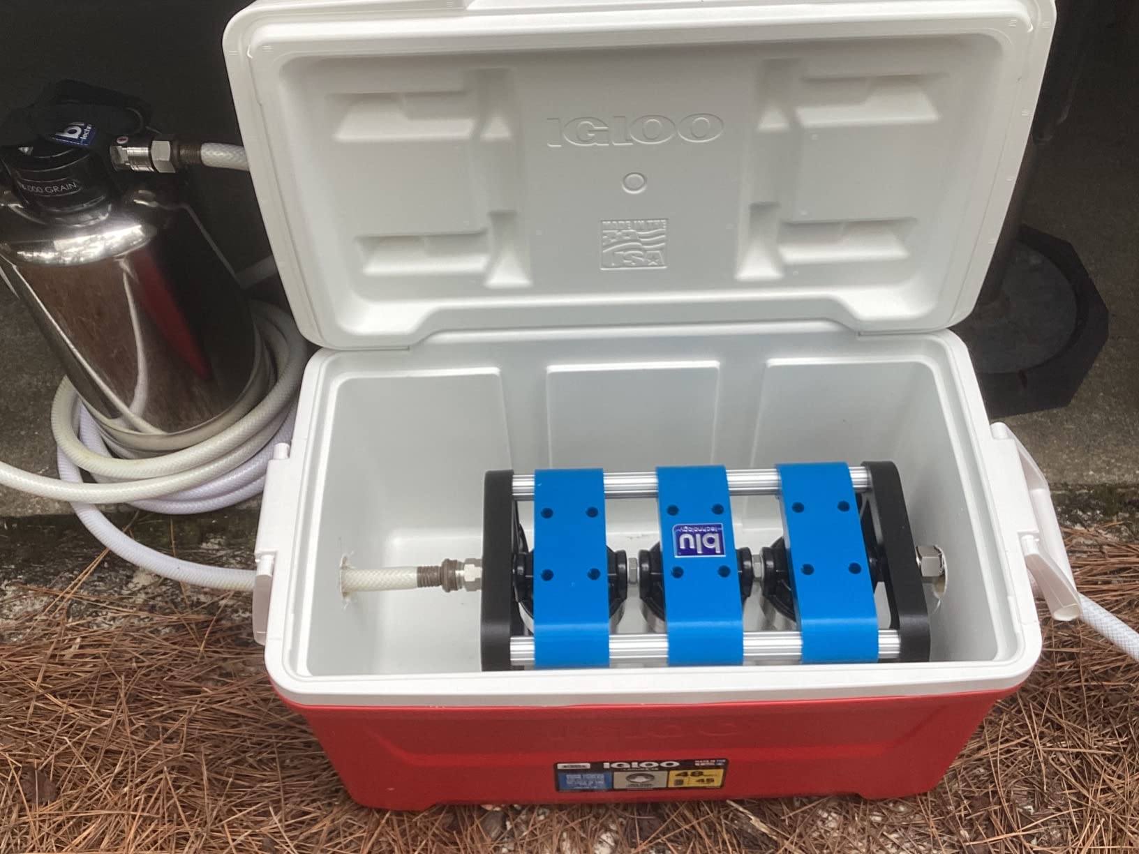 50/mo Finance Blu Tech RV Water Softener, Stainless Steel Portable Water Softener, 10,000