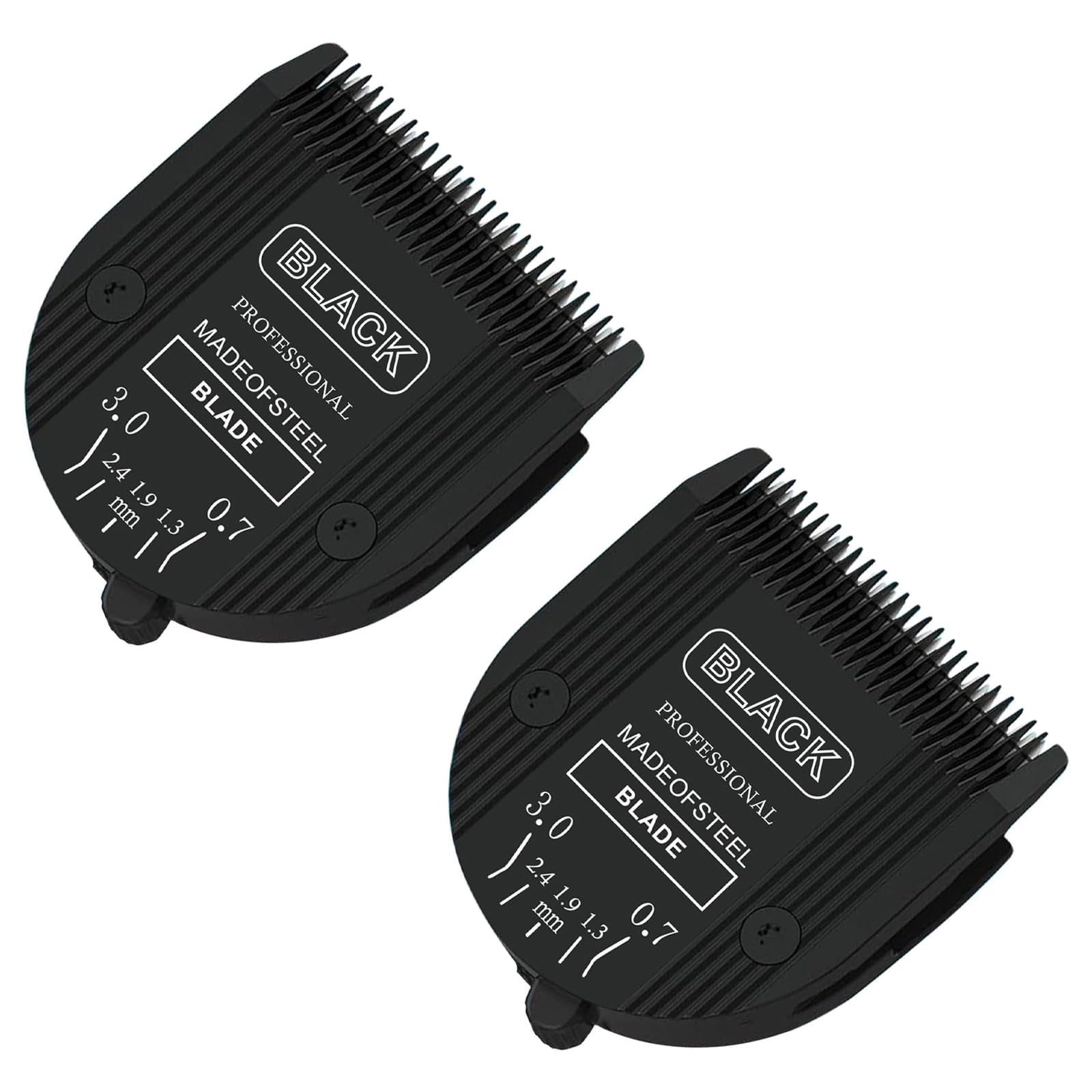 colorski 2PCS Adjustable 5 in 1 Replacement Blades Compatible with Wahl 5 in1 Clipper Bravura, Chromado, Creativa, Figura, Motion, Supergroom Dog Grooming Clippers (Black)