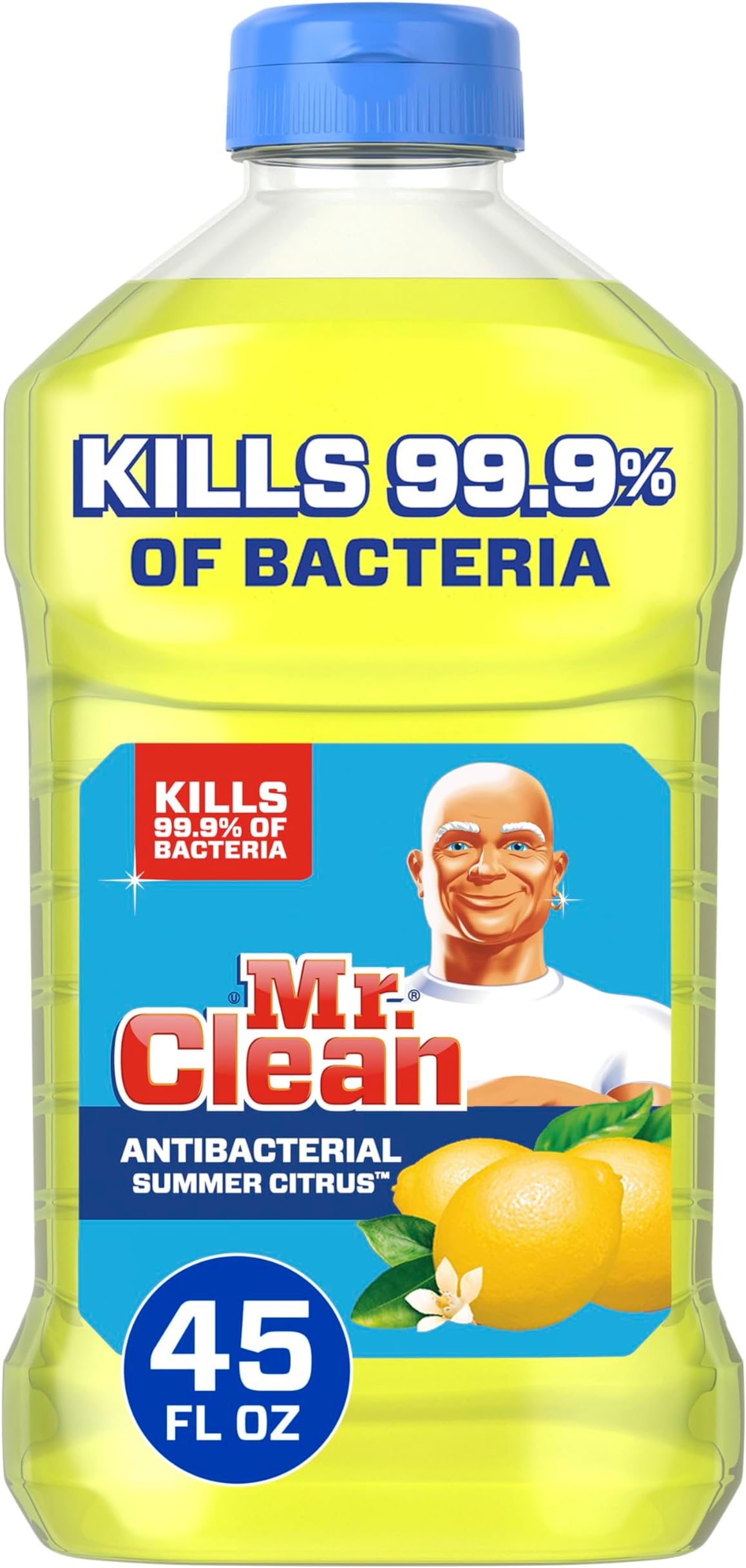 Amazon.com: Mr. Clean Multi-Surface Antibacterial Cleaner, Summer ...