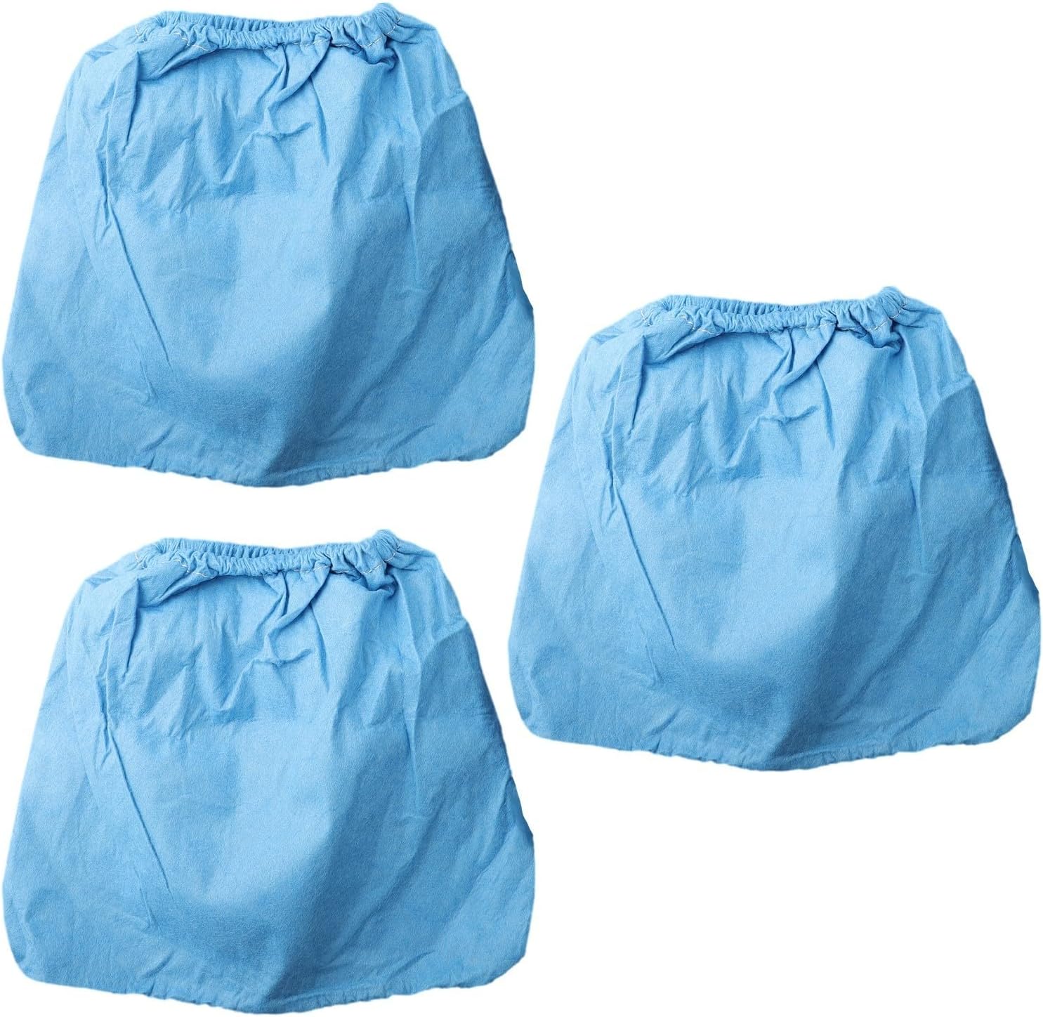 3-Pack Fabric Filter Bags for Wet Dry VACsuum Cleaner, Cloth Dust Bags Replacement Compatible with 16-30L Models, High Suction Industrial Shop For VACs