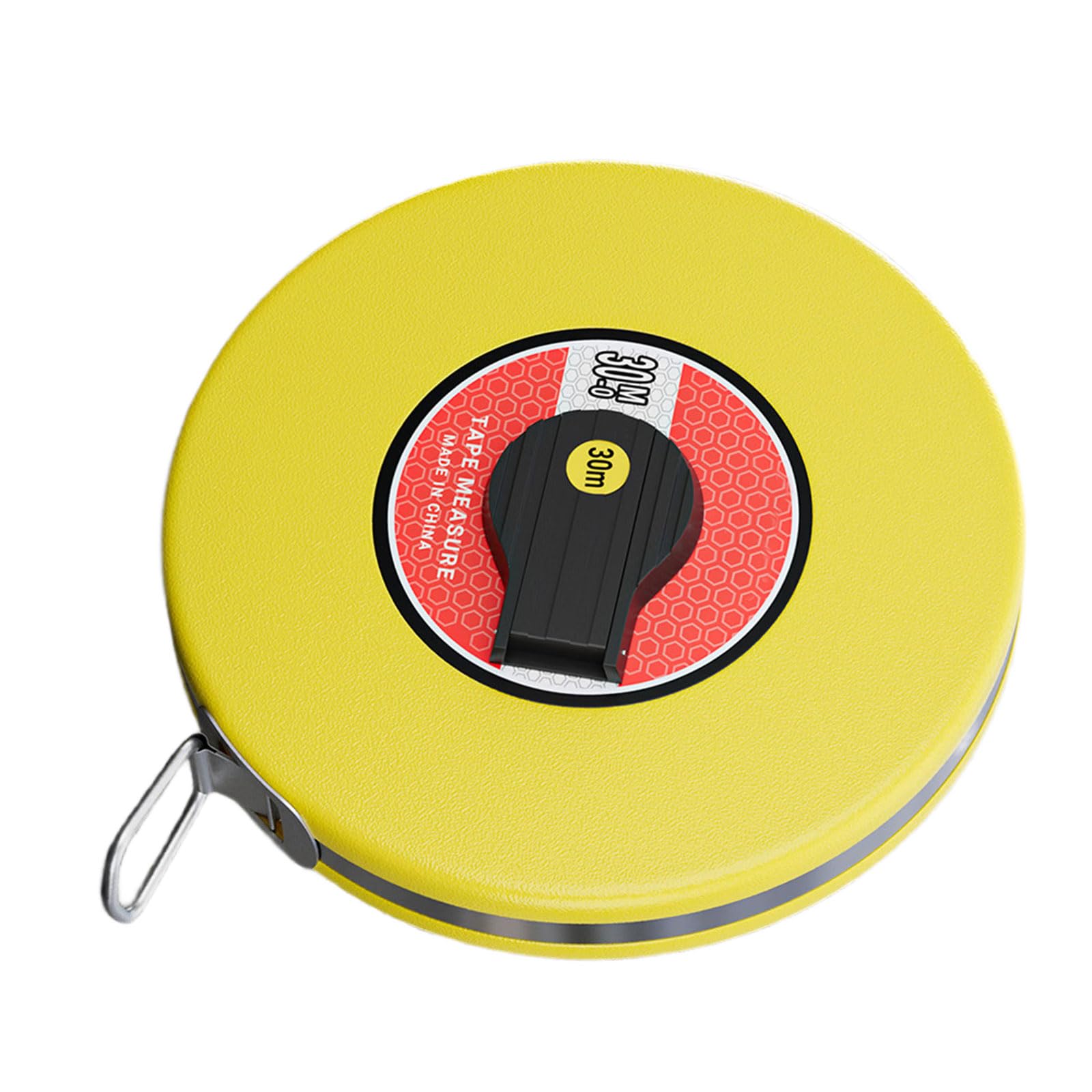 Newft 30 Meters Accuracy Fiberglass Tape Measure With Easy Crank Mechanism And Wear Resistant Scale For Professional Measurements Fiberglass Tape