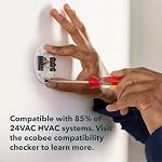 NEW 2025 ecobee Smart Thermostat Essential - Energy Star Certified programmable Wi-Fi Thermostat - Works with Siri, Alexa, and Google Assistant