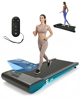 Kayman 3-in-1 Walking Pad Treadmill – Under Desk Electric Treadmill, 10% Incline, 1–6km/h, Running, Walking & Working Modes, 120kg Capacity, Space-Saving, LED Display, Remote, 900×400mm Belt - Amazon product rated Grade A