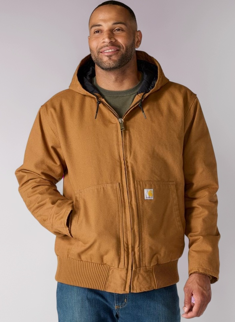Men's Loose Fit Washed Duck Insulated Active Jac