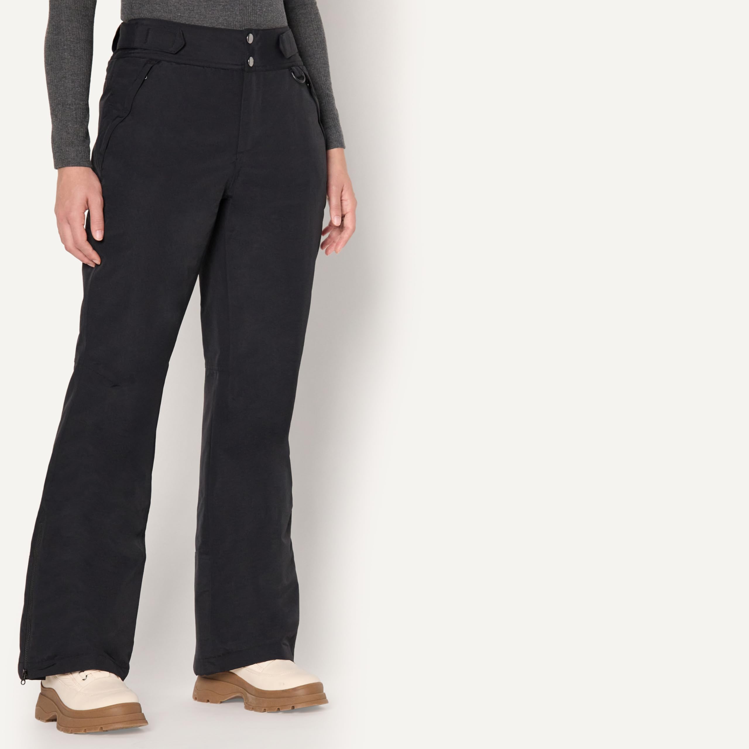 Amazon Essentials Pantaloni da Sci a Vita Media Imbottiti e Idrorepellenti Donna
