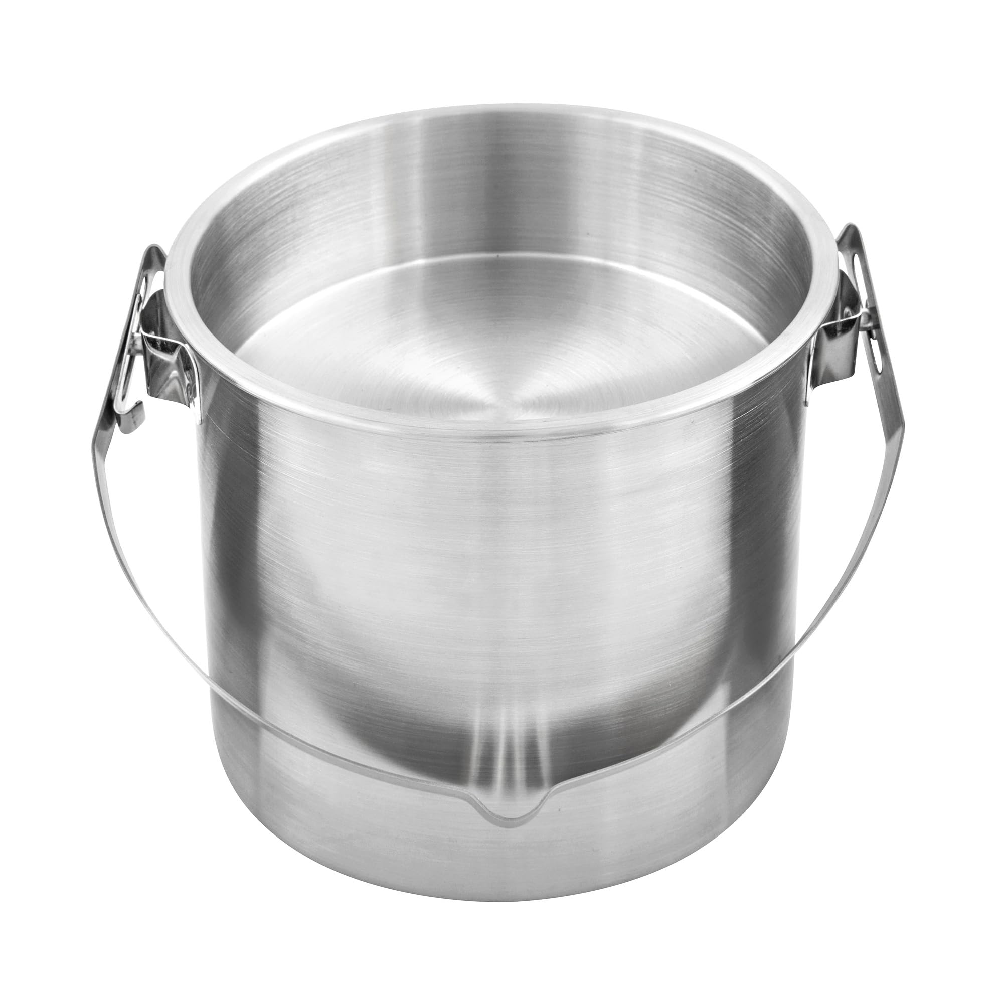 Tatonka Pot Set BC 1,4 l – Pentola alta per esterni in acciaio inox con ciotola utilizzabile, staffa per appendere, scala volumetrica e coperchio – 1,4 litri – Ø 13 x 13,5 cm