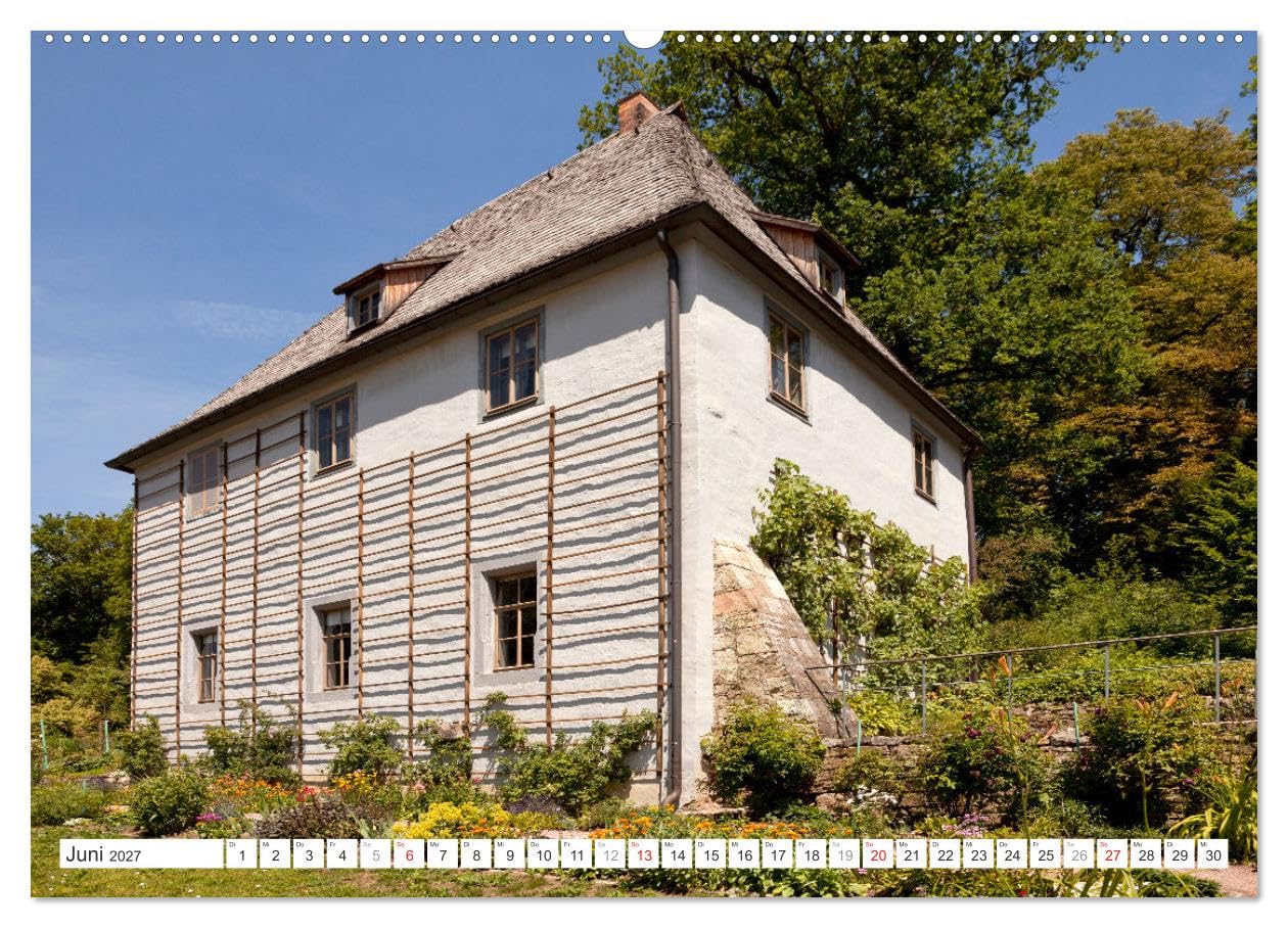 Thüringen - Weimar (Wandkalender 2027 DIN A2 quer), CALVENDO Monatskalender: 12 Monate mit der wunderbaren Stadt Weimar in Thüringen - die Stadt der ... Bundesland Thüringen. (CALVENDO Orte)