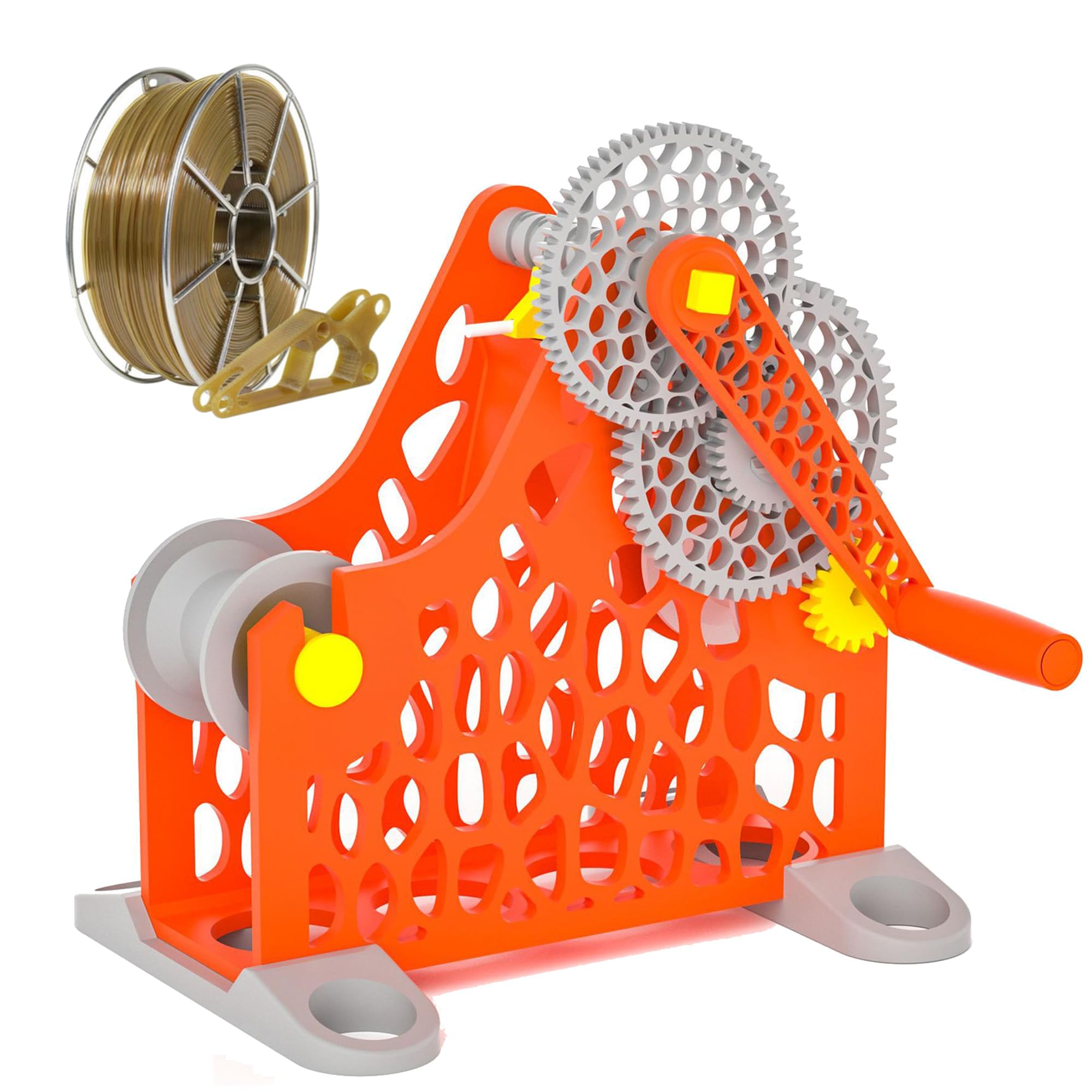 Rénovateur de filament 3D et enrouleur automatique pour un atelier ordonné