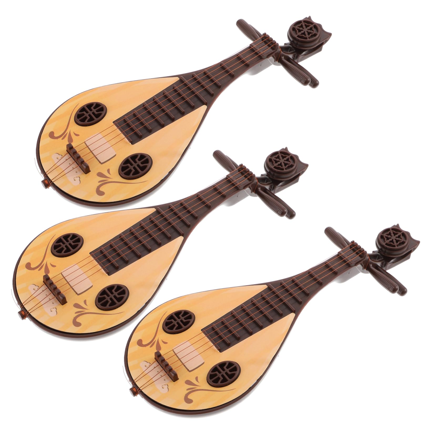 Amazon.co.jp: PHENOFICE ミニ中国風琵琶 ミニチュア琵琶 楽器モデル