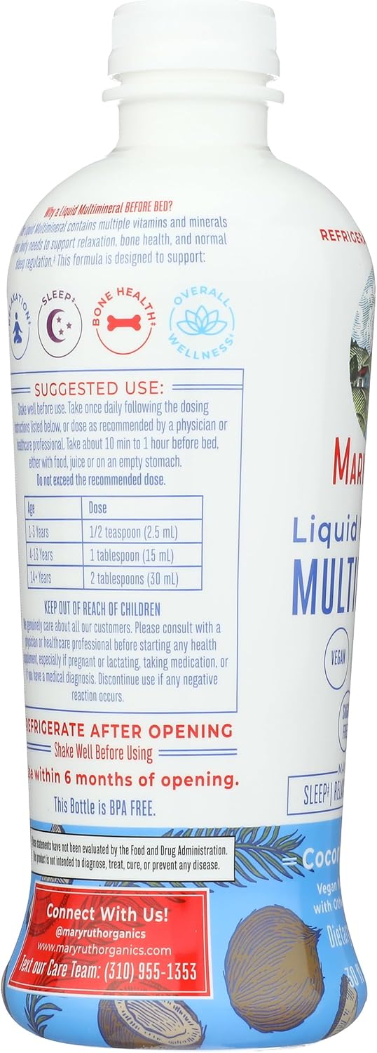 Mary Ruth's Liquid Nighttime Multimineral, 30 FZ