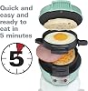 Sandwichera de desayuno Hamilton Beach con anillo para cocinar huevos, personaliza ingredientes, perfecta para muffins ingleses, croissants, mini waffles, regalo perfecto, menta (25482) 3