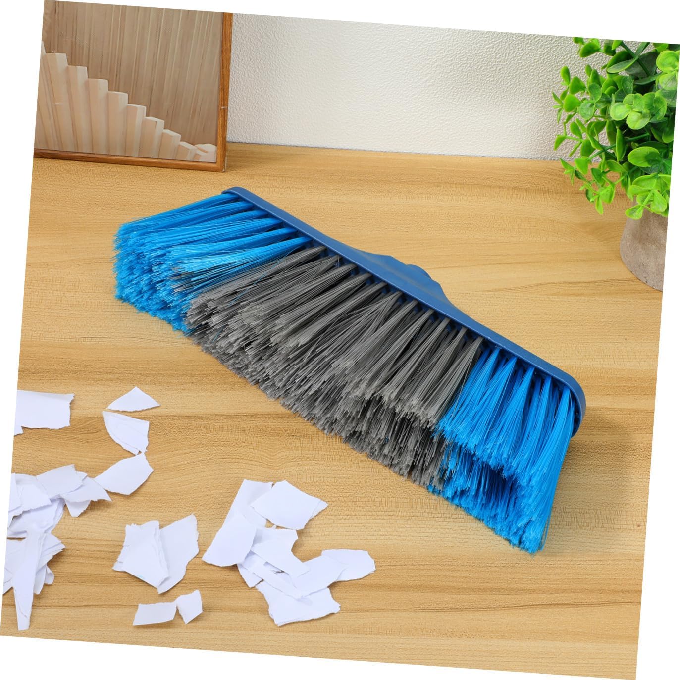 BESTYASH Soft Bristle Broom Head Replacement for Indoor Cleaning Cost Broom Head Accessory for Homes Kitchens and Offices Easy Detachable Design for Quick Use