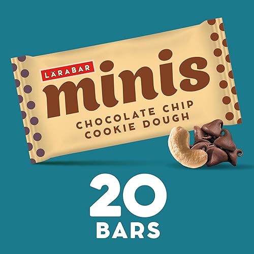 Miniatura 4 de Larabar - Mini barras de masa de galletas con chispas de chocolate, barra vegana de frutas y nueces sin gluten, barras de 0.78 onzas, 20
