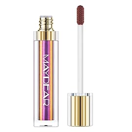 Maydear Chameleon Lipstick, High Pigmented Pink Lipstick for Women Metallic Shine Lip Gloss, Full-Coverage Multichrome Long Lasting Rainbow Lip Makeup, Fuchsia(01)