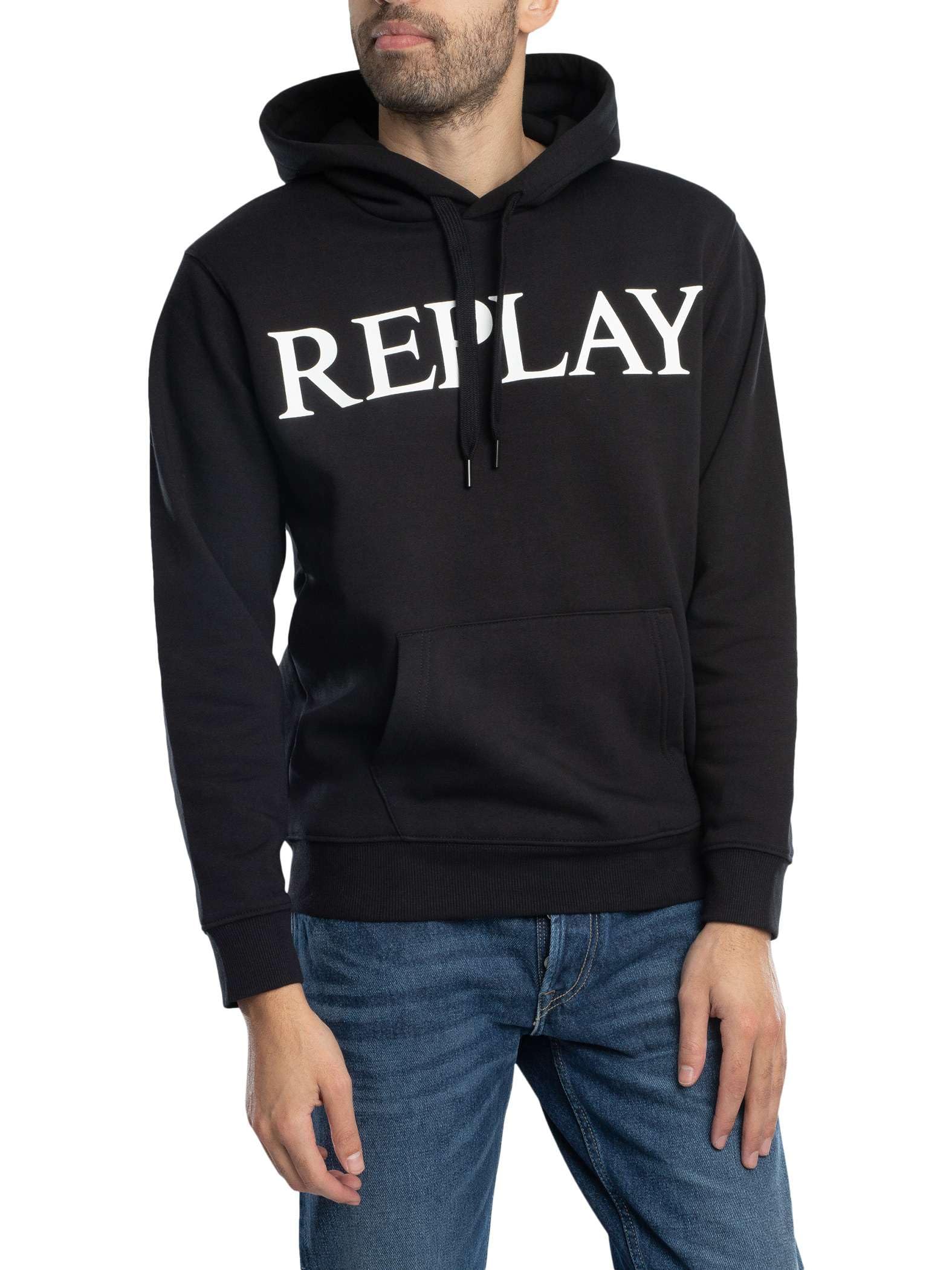 Replay M3104 Sudadera con Capucha Hombre