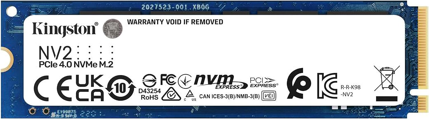 Kingston NV2 2TB M.2 2280 NVMe Internal SSD | PCIe 4.0 Gen 4x4 | Up to 3500 MB/s | SNV2S/2000G