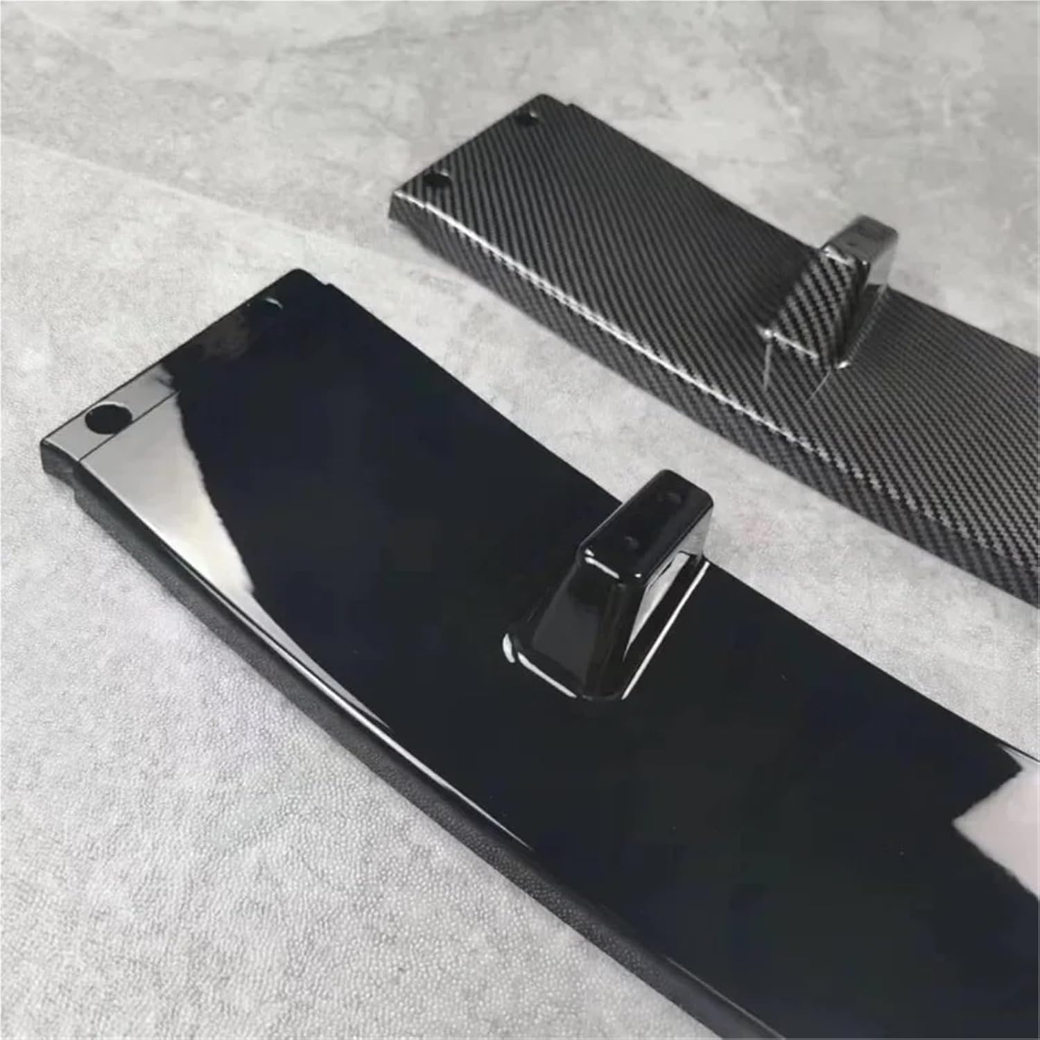 Compatible with BMW E81 E82 E87 E88 1 Series LCI Standard Models 2007-2011 3PCS Car Front Bumper Lip Splitter Spoile Car Body Kit Tuning(Carbon Look)