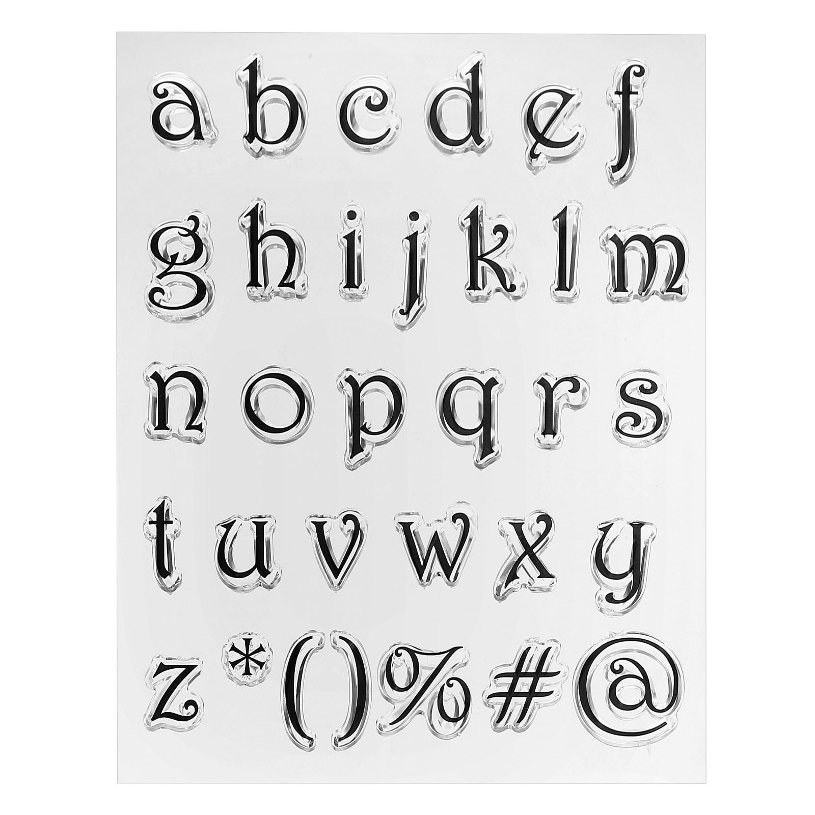 PATIKIL Transparent Silicone Stamps