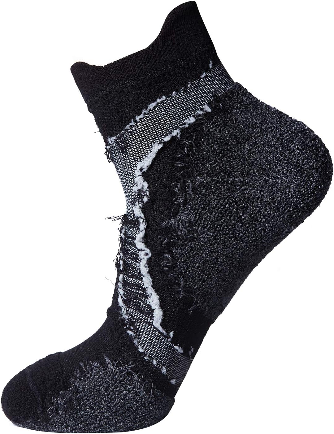 Men's Padded Anti Odor Blister Resistant Ankle Quarter Crew Hiking Socks, Size 7-12