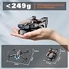 Drone con cámara para adultos, 2K HD FPV con altitud fija mejorada, despegue/aterrizaje con un botón, ajuste de velocidad, modo sin cabeza, 2 baterías, juguetes regalo para adolescentes, principiantes 5