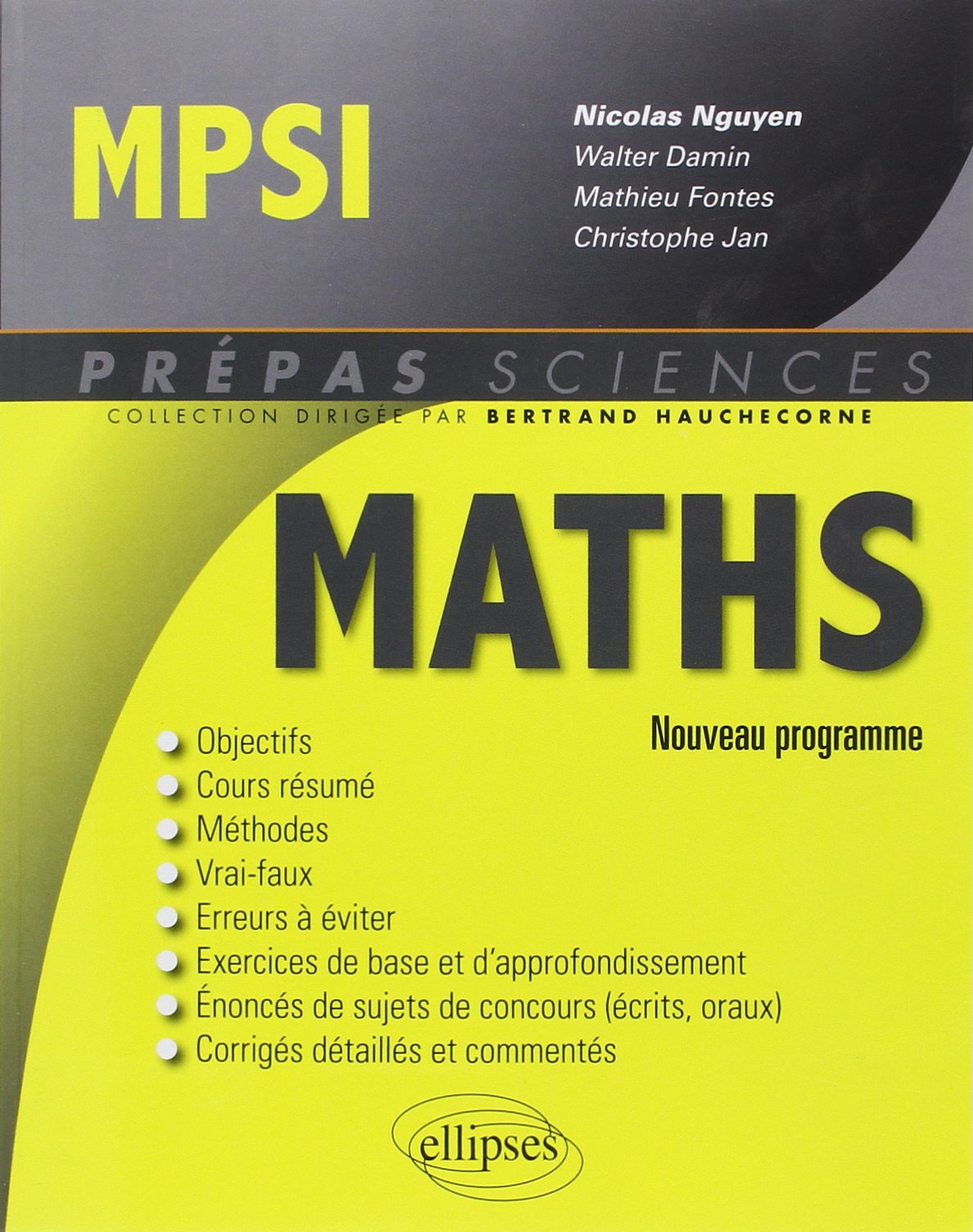MPSI Mathématiques, nouveau programme