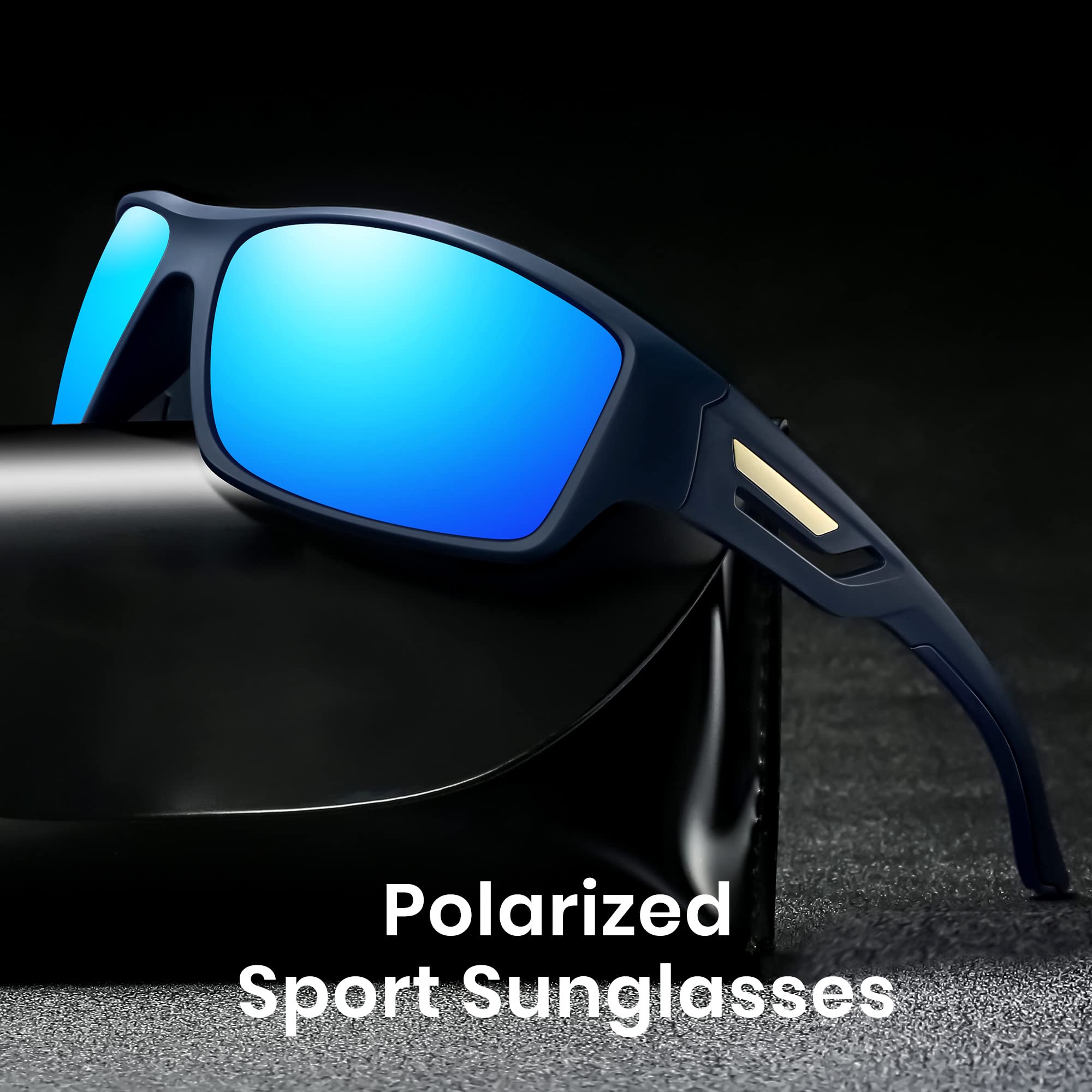 Cyxus Occhiali da Sole Sportivi per Ciclismo Guidare Leggero Polarizzati Occhiali da Sole UV 400 Unisex