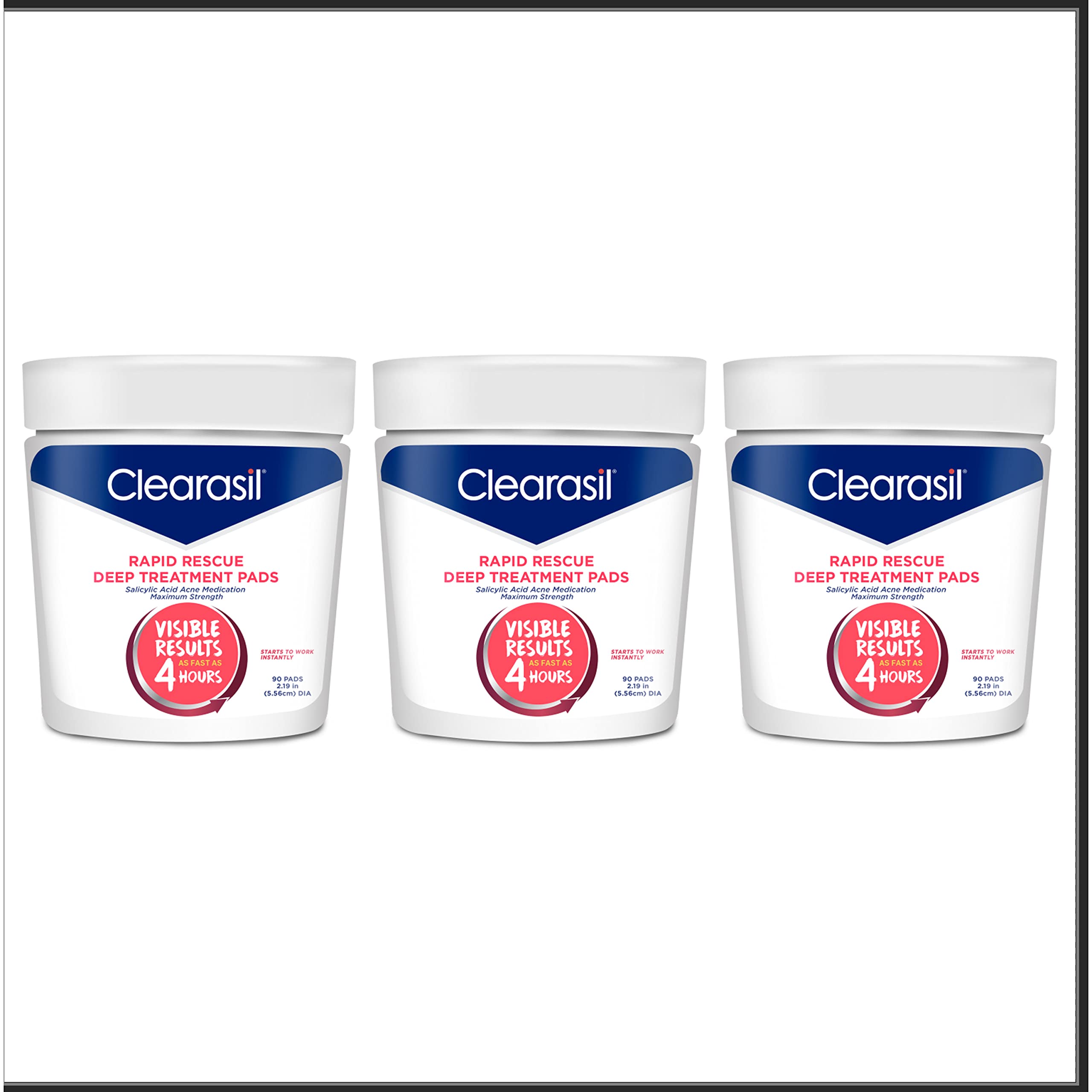 Buy Clearasil Acne Facial Cleansing Pads Rapid Rescue Deep Pads With