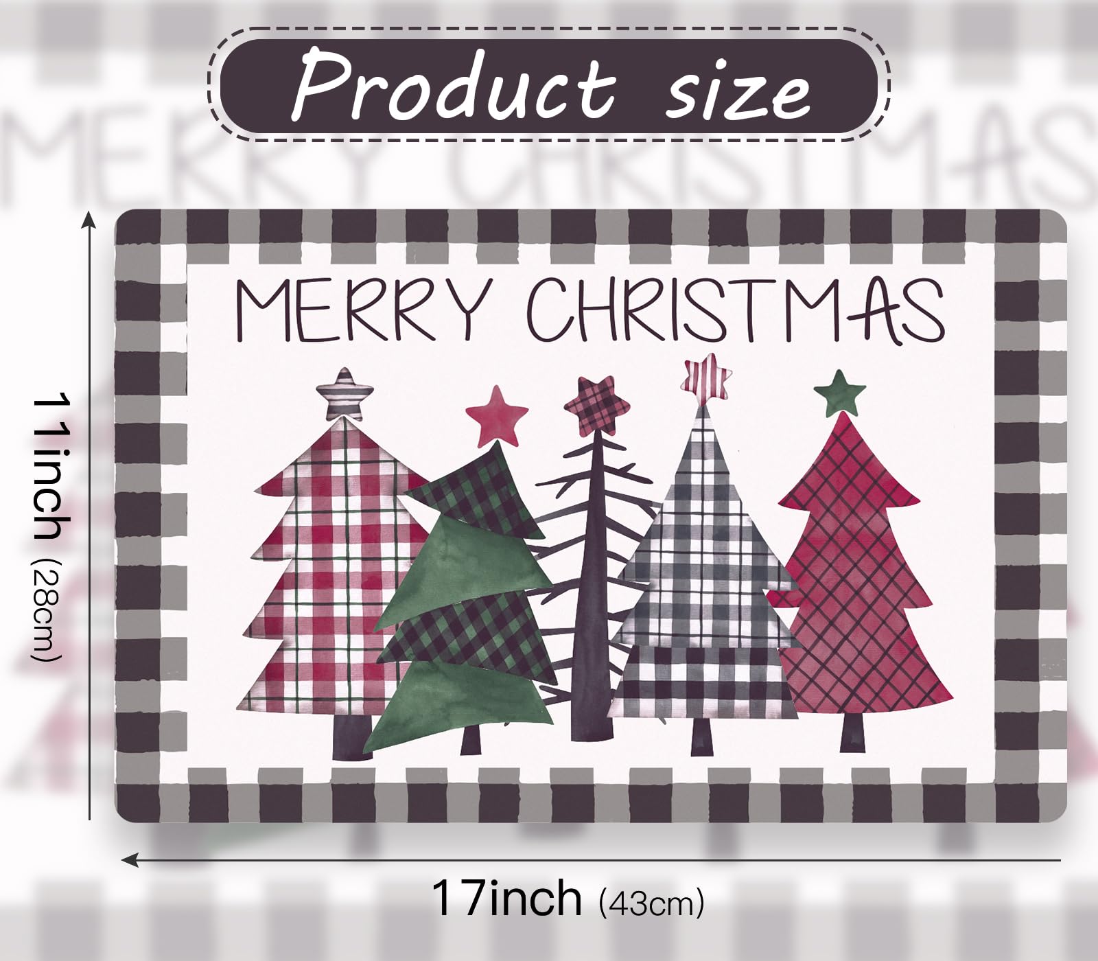 WRAPAHOLIC 50 Sheets Red Paper Place Mats - 11 X 17 - View #10