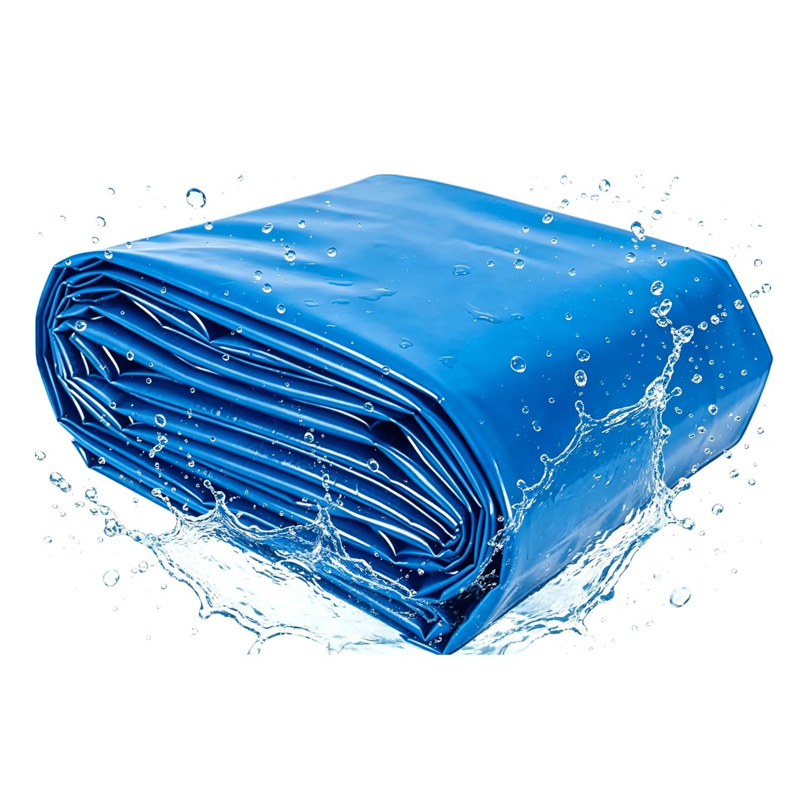 Bâche anti-fuite pour étang en HDPE bleu imperméable contre les pertes d'eau